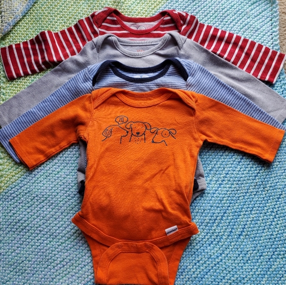 Other - 4 long sleeve onesies 3 months